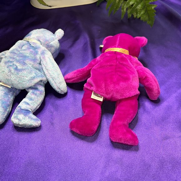 NWT & VTG📌TY Beanie Baby Clubby II the Bear & Millennium Bear 99 both w/ Oddity - Picture 7 of 16
